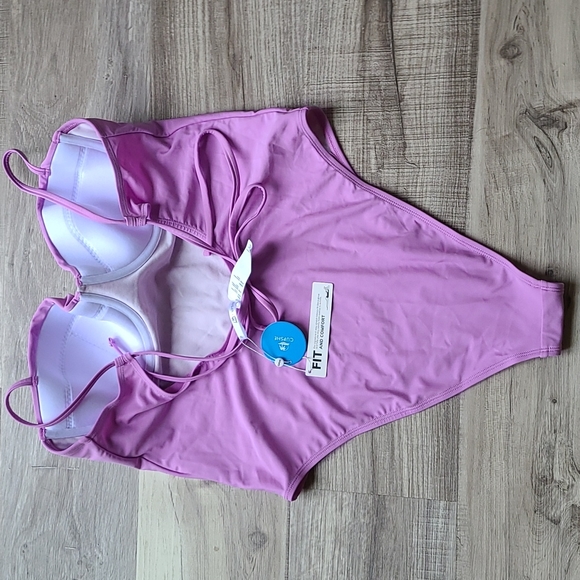 NWT Cupshe underwire Pushup purple one piece - never worn! Lilac/orchid! 💜💟 - Picture 5 of 6
